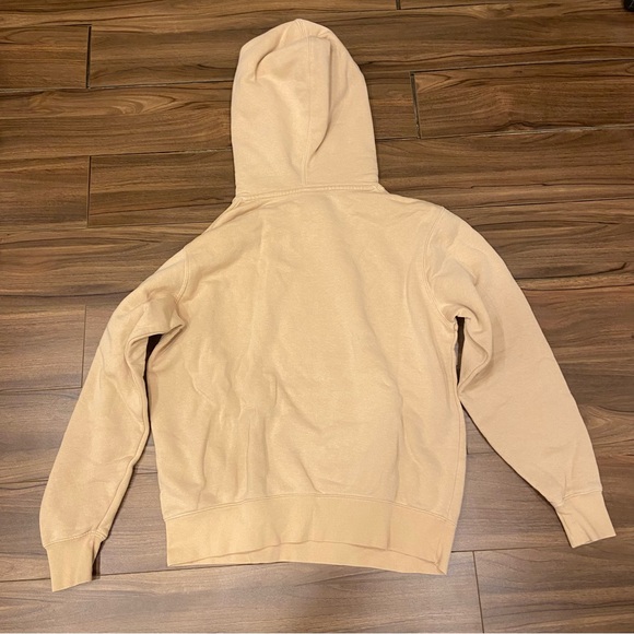 Nike Nude / Beige Hoodie with white swoosh - S - Picture 4 of 5